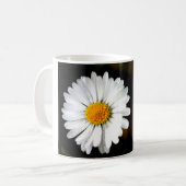 Wild Single Daisy Flower Coffee Mug (Front Left)