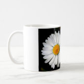 Wild Single Daisy Flower Coffee Mug (Left)