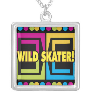 Wild Skater Silver Plated Necklace