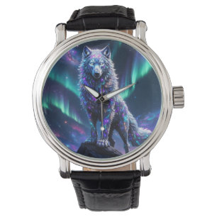 Wild Soul Cosmic Wolf Clock Watch