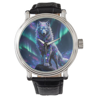 Wild Soul Cosmic Wolf Clock Watch