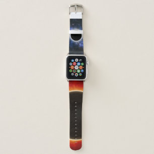 Wild Space Black Science News  Apple Watch Band