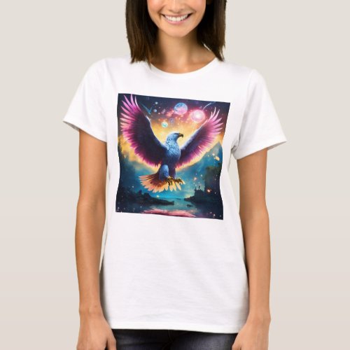 Wild Spirit Crystal Eagle T_Shirts