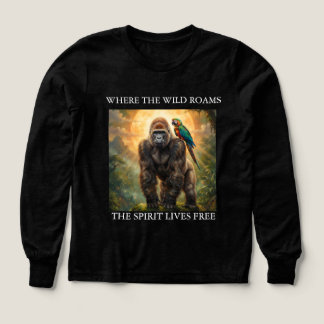 Wild Spirit Gorilla & Parrot Shirt