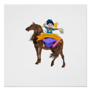 Wild Spirit Graduation – Proud Graduate Celebratio Poster