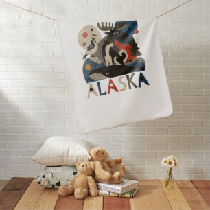 Wild Spirit of Alaska Baby Blanket