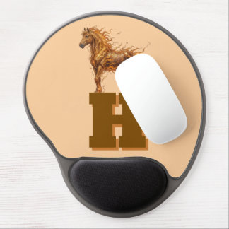 Wild Spirit Stampede – Majestic Running Horses Art Gel Mouse Pad