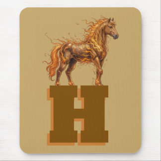 Wild Spirit Stampede – Majestic Running Horses Art Mouse Pad