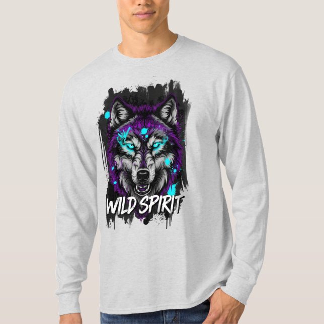 Wild Spirit – Urban Wolf Tee (Front)