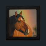 Wild Stallion, Golden Light and Rainbow Gift Box<br><div class="desc">Wild Stallion,  Golden Light and Rainbow</div>