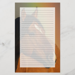 Wild Stallion, Golden Light and Rainbow Stationery
