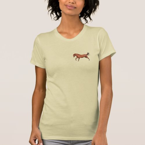 Wild Stallion Horse_lover Equine design T_Shirt