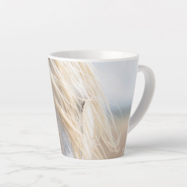 Wild Stallion Latte Mug (Right Angle)