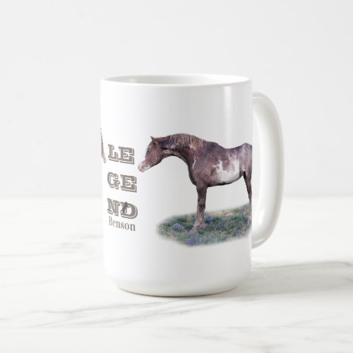 Wild Stallion Mug featuring Steens Benson