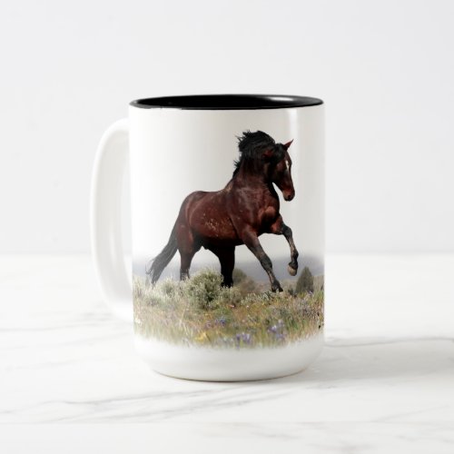 Wild Stallion Strut on this Beverage Mug