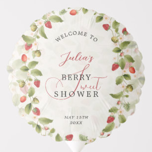 WILD STRAW BERRY SWEET BABY SHOWER BALLOON