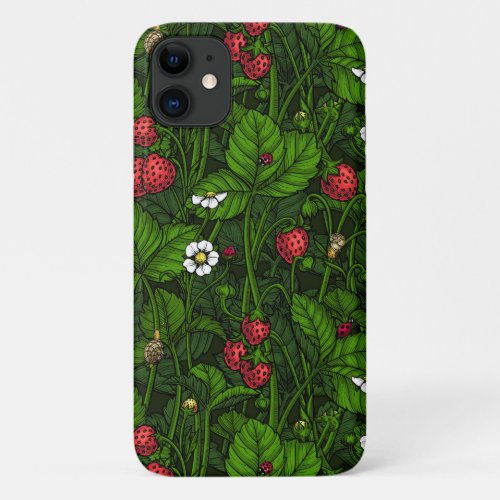 Wild strawberries iPhone 11 case