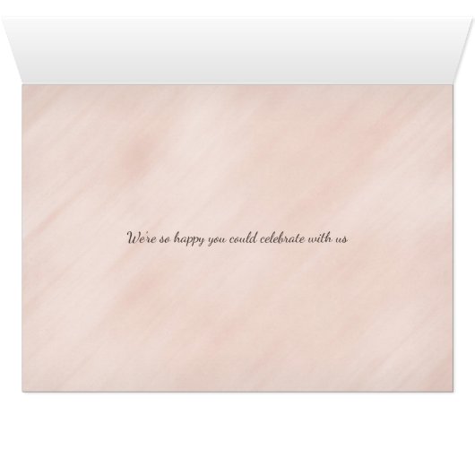 Wild strawberries in a meadow blush pink country (Inside Horizontal (Bottom))