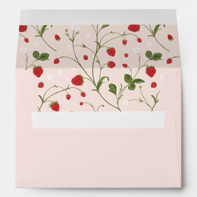 Wild Strawberries (Linen) – Envelope (Back (Bottom))