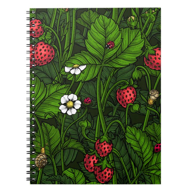 Wild strawberries notebook (Front)