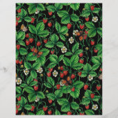 Wild strawberries on black (Front)