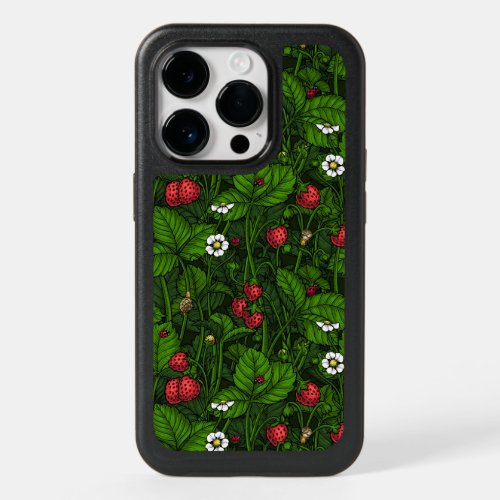 Wild strawberries OtterBox iPhone 14 pro case