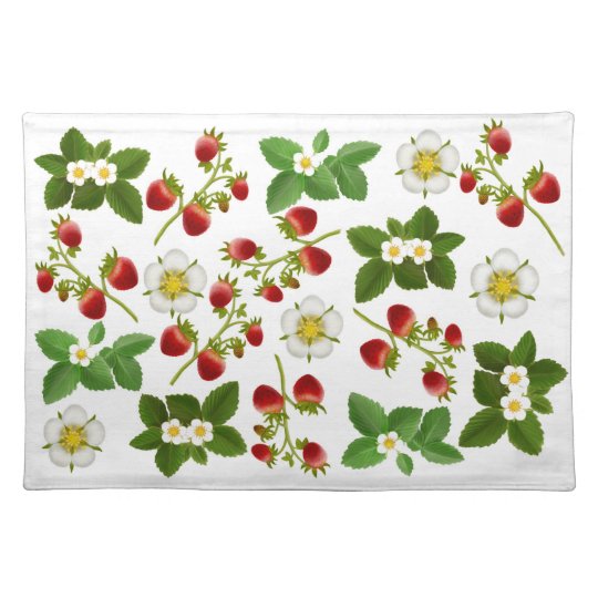 Wild Strawberries Placemat