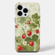Wild strawberries Summer Vibe Watercolor