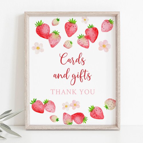 Wild Strawberry Cards and Gifts Birthday Sign