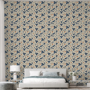 Wild Strawberry Ledger Vintage Botanicals Wallpaper