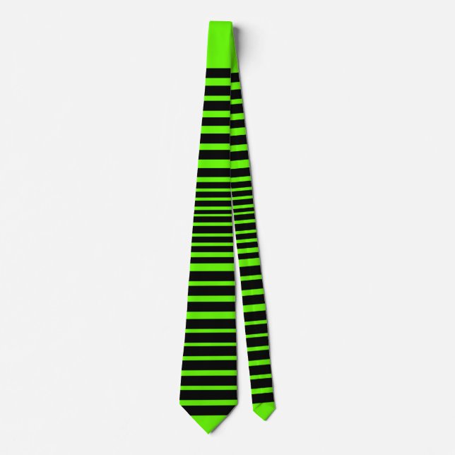Wild Stripe Tie (Crazy Lime) (Front)