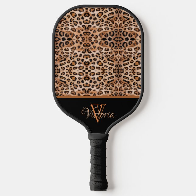 Wild Style Leopard Pickleball Paddles (Front)