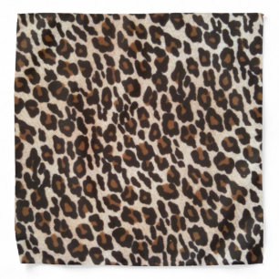 Wild Stylish Leopard Print Bandana
