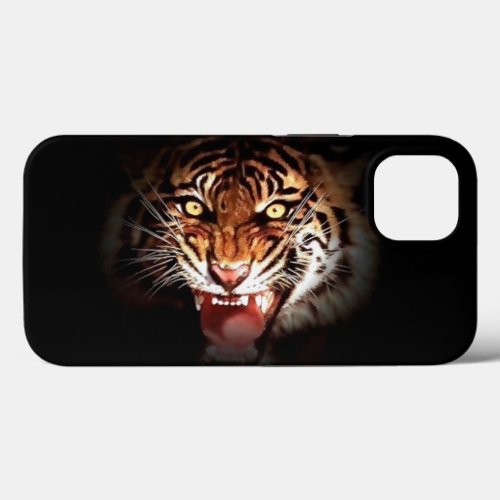 Wild Sumatran Tiger iPhone 13 Case