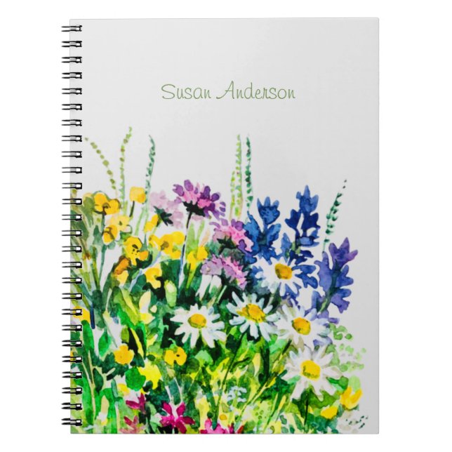 Wild summer flowers notebook (Front)