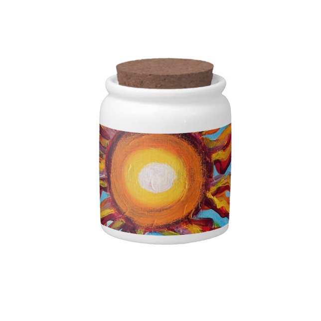 Wild Sun Candy Jar (Front)