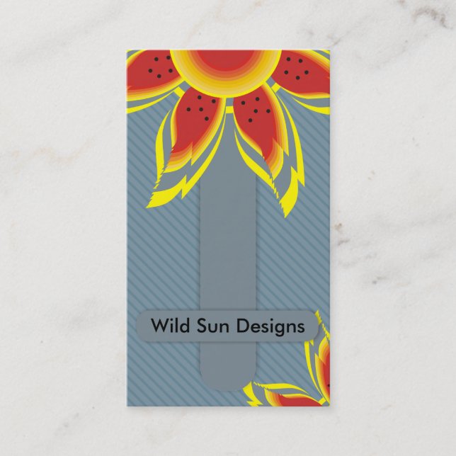 Wild Sun Designs Business Cards (Front)