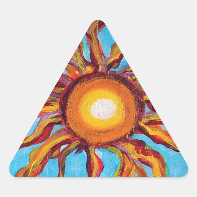 Wild Sun Triangle Sticker (Front)