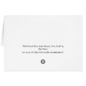 wild sweet peas cards (Back Horizontal)