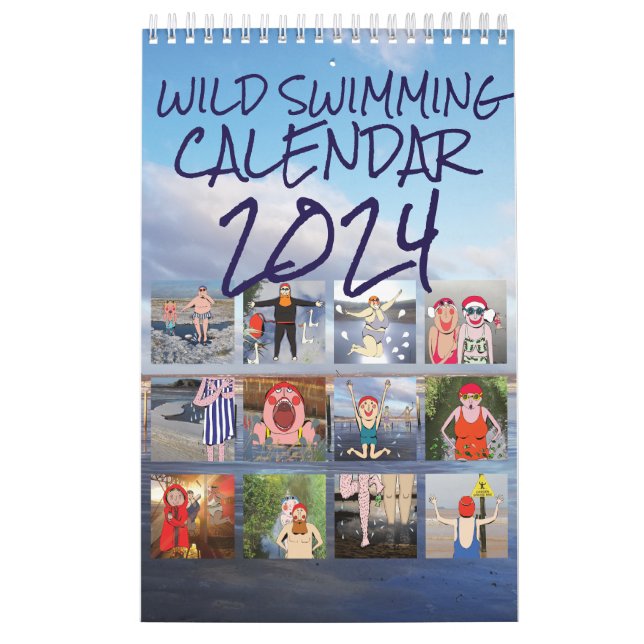 WILD SWIMMING CALENDAR 2024 (Cover)