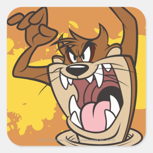 Wild TAZ Square Sticker