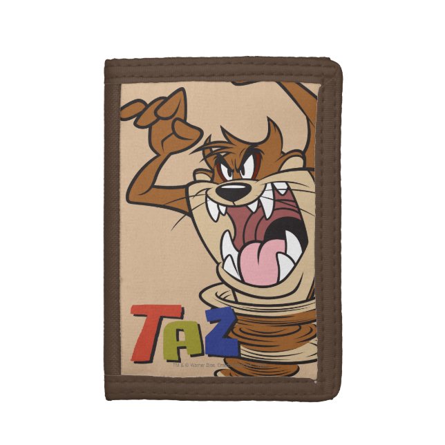 Wild TAZ™ Tri-fold Wallet (Front Vertical)