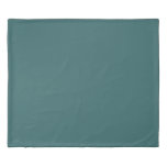 Wild Teal and Thistle Grey King Size Duvet Cover