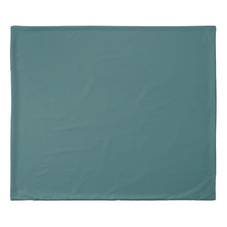 Wild Teal And Thistle Grey King Size Duvet Cover