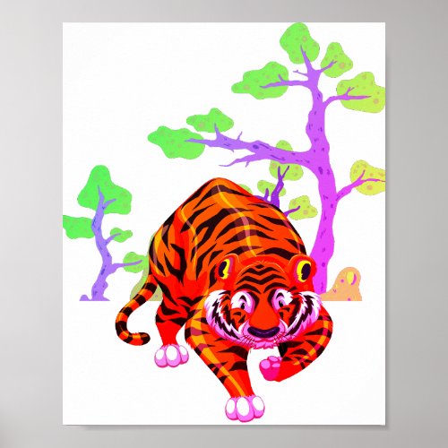 Wild themed poster