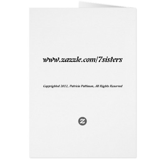 Wild Thing Card (Back)