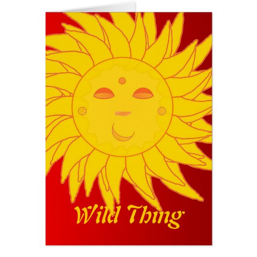 Wild Thing Card (Front)