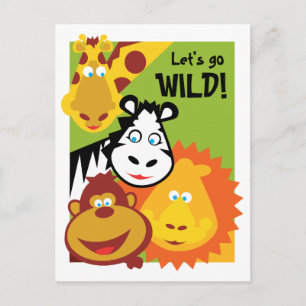 Wild Thing - Card - Birthday Invite