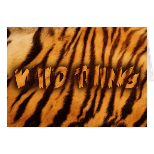 WILD THING CARDS (Front Horizontal)