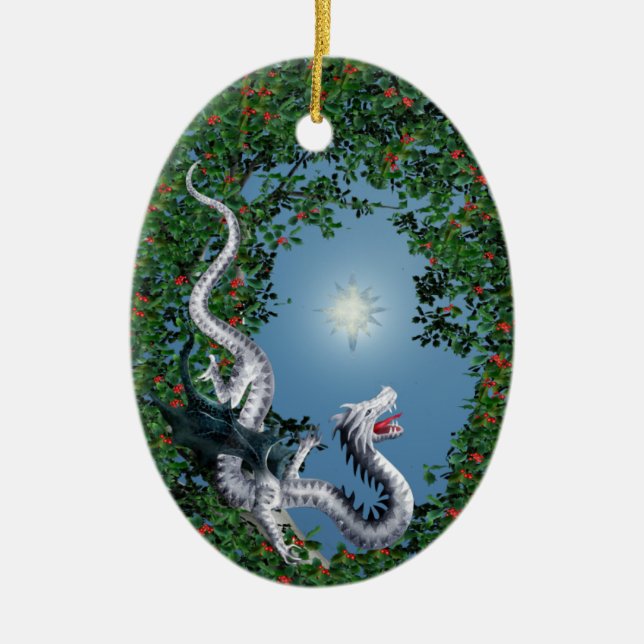 Wild Thing Ceramic Ornament (Front)